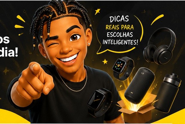 Jao apresentando dicas de produtos